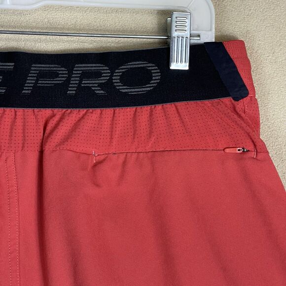 Nike Shorts Mens Large Pink Red Pro Athletic Workout Gym Short Swoosh Logo Adult - Picture 11 of 13